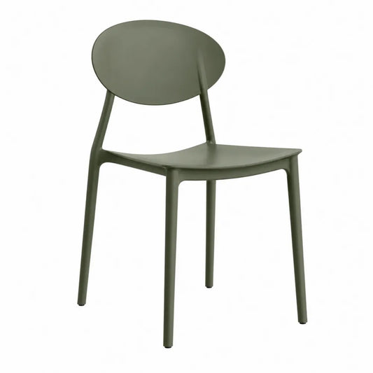 Krzesło z polipropylenu zielone 85 cm